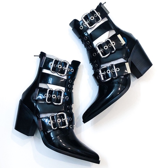 Jeffrey Campbell Shoes - 🎉HP Jeffrey Campbell Caceres Leather Buckle Boot